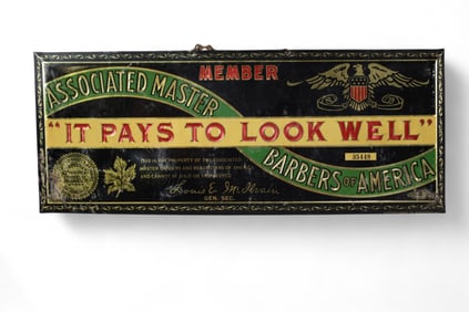BARBERS OF AMERICAN SIGN