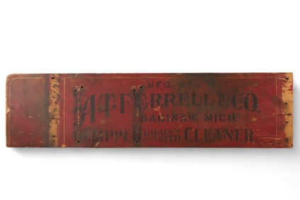 PAINTED WOOD SIGN