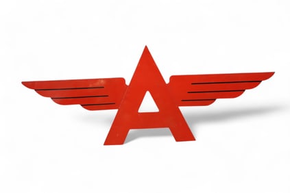 FLYING A LOGO PORCELAIN SIGN (TAC)