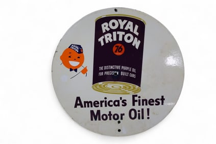 UNION 76 ROYAL TRITON "AMERICA'S FINEST MOTOR OIL"