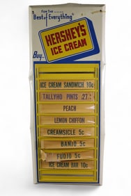 HERSHEY'S ICE CREAM MENU BOARD