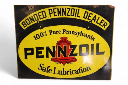 PENNZOIL TIN SIGN