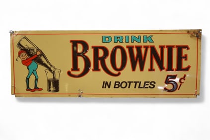 BROWNIE SODA TIN SIGN