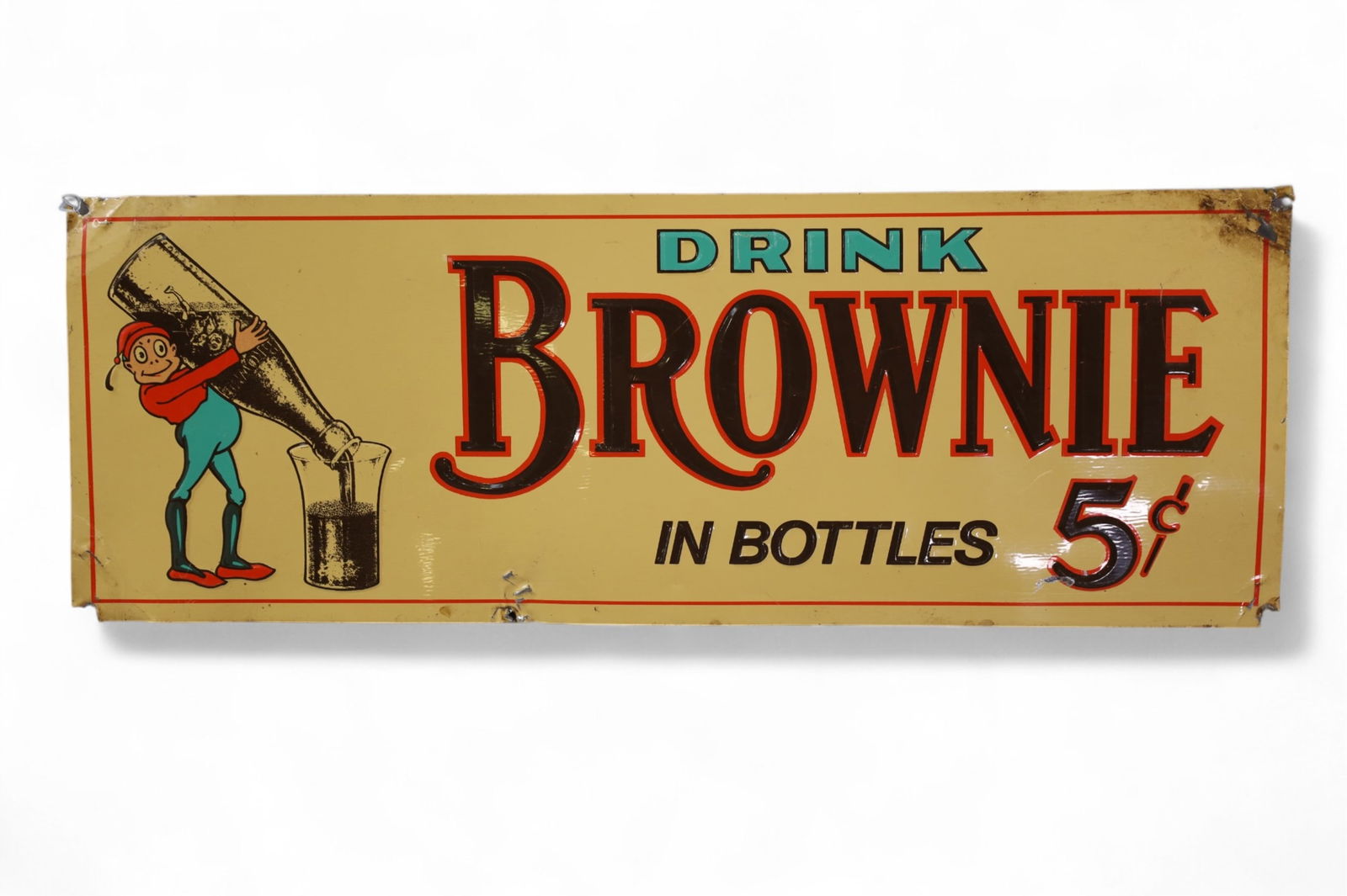 BROWNIE SODA TIN SIGN (1 of 3)