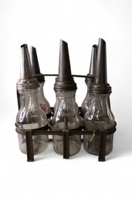 OIL BOTTLES IN HOLDER