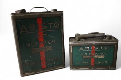 2 ARISTO OIL CANS