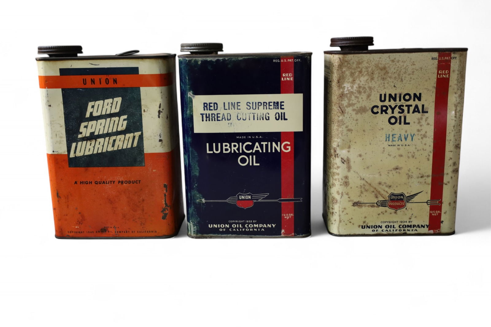 3 UNION OIL 1 GALLON CANS (1 of 4)