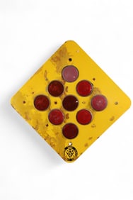 DEPT OF HIGHWAYS REFLECTOR SIGN