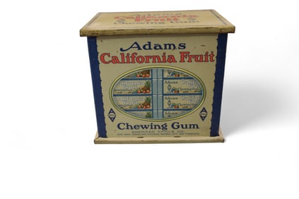 ADAMS CHEWING GUM TIN