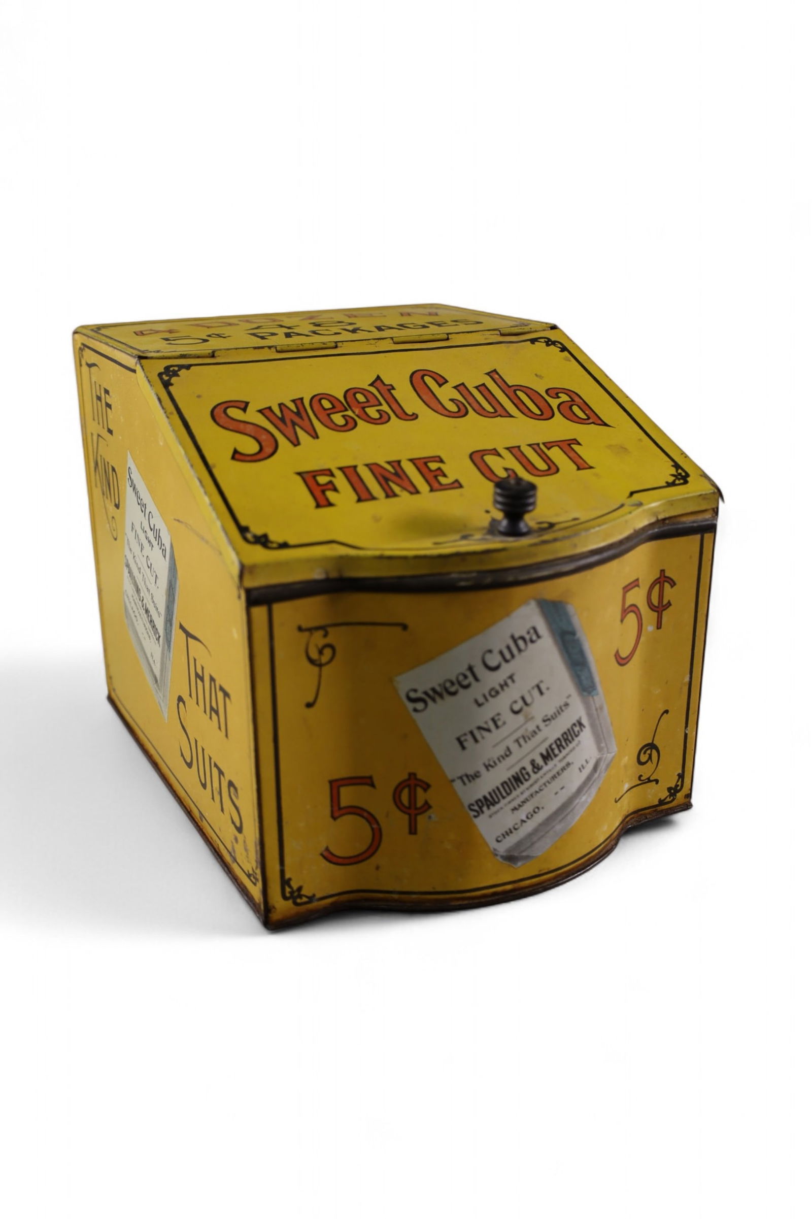 LARGE TOBACCO TIN (1 of 3)