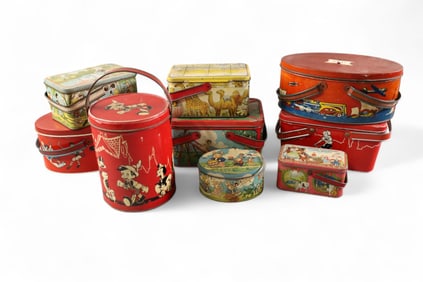 COLLECTION OF CHILDRENS TINS