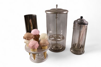 4 SODA FOUNTAIN ITEMS