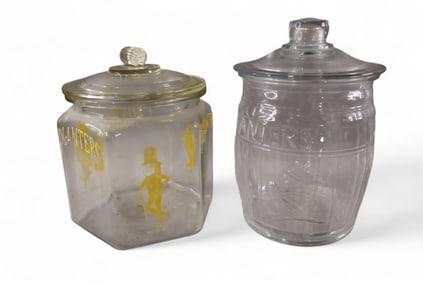 2 PLANTERS PEANUT JARS