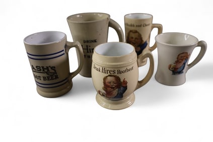 COLLECTION OF ROOT BEER MUGS
