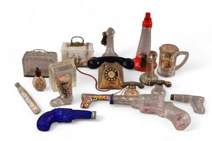 COLLECTION OF CANDY CONTAINERS
