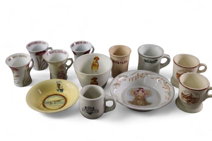 COLLECTION OF ADVERTISING DISHWARE