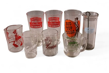 ADVERTISING GLASSWARE