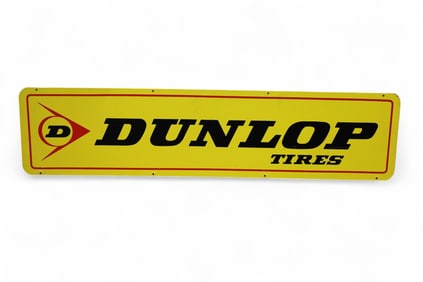 DUNLAP TIRE TIN SIGN