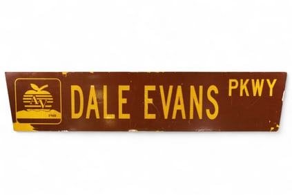 DALE EVANS STREET SIGN