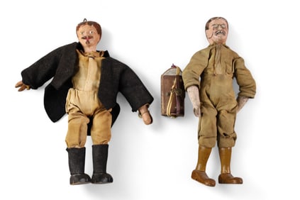 2 SCHOENHUT FIGURES
