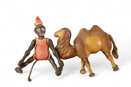 SCHOENHUT CAMEL & MONKEY