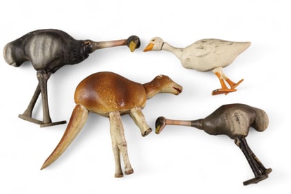 4 SCHOENHUT CIRCUS ANIMALS
