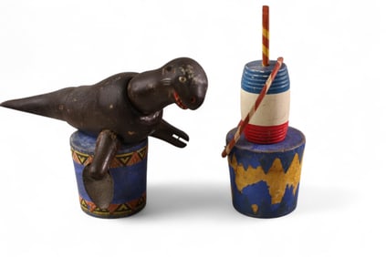SCHOENHUT SEAL W/ ACCESSORIES