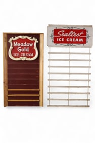 2 ICE CREAM MENU BOARDS