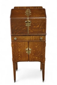 AMERICAN OAK CELLARETTE