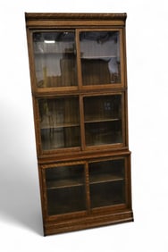 OAK 3 STACK DANNER BOOKCASE