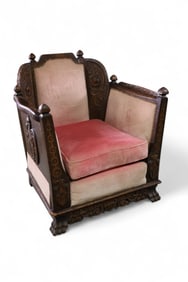 1920'S SPANISH STYLE PARLOR CHAIR