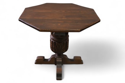 CARVED LAMP TABLE
