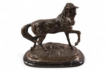 BRONZE HORSE SCULPTURE