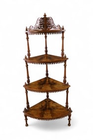 VICTORIAN CORNER WHAT NOT SHELF