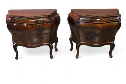 PAIR OF ITALIAN BOMBAY CHESTS