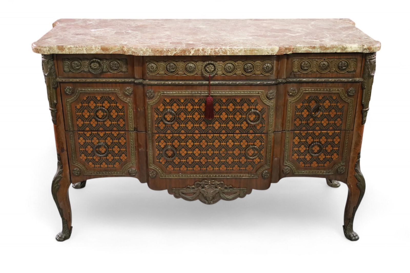 FRENCH MARBLE TOP DRESSER (1 of 3)