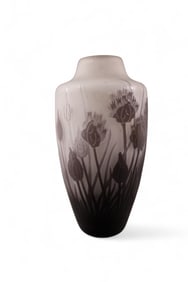 D' ARGENTAL CAMEO GLASS CABINET VASE