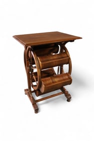 UNUSUAL REVOLVING SEWING STAND
