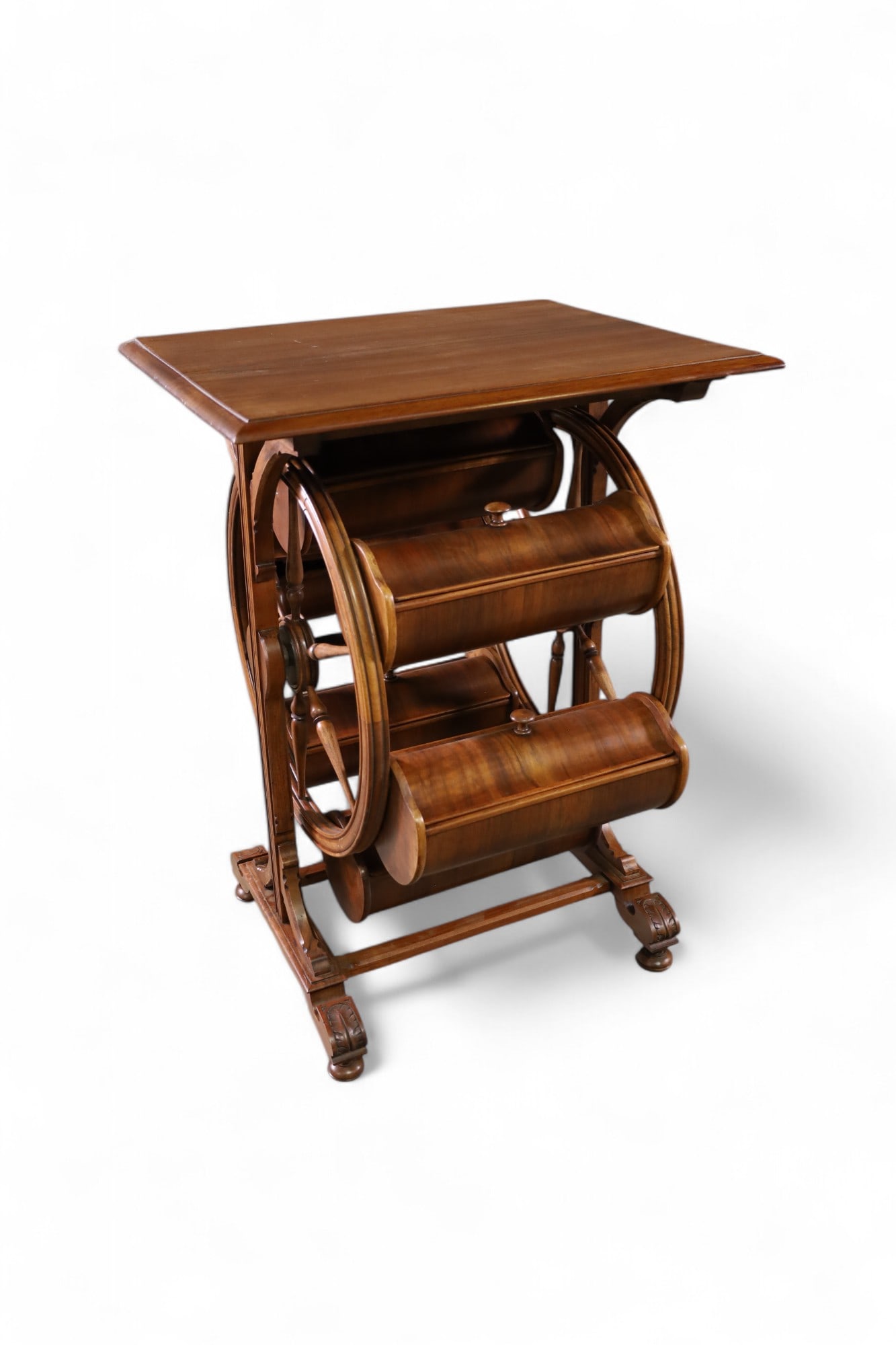 UNUSUAL REVOLVING SEWING STAND (1 of 4)
