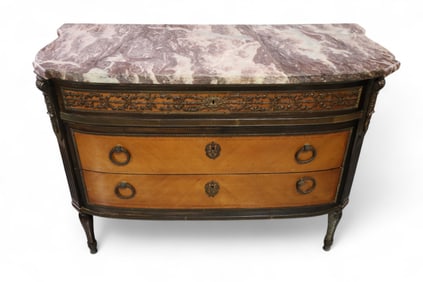 FRENCH MARBLE TOP CHEST