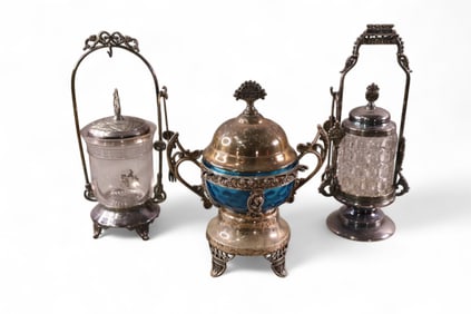 3 VICTORIAN TABLE ITEMS