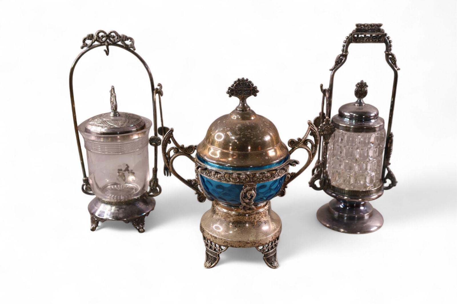 3 VICTORIAN TABLE ITEMS (1 of 3)