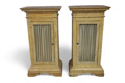 PAIR OF ANTIQUE FRENCH PINE CABINETS