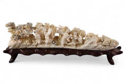 CHINESE CARVING ON STAND
