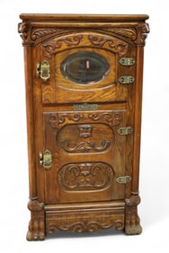 AMERICAN OAK BELDING'S OAK ICE BOX