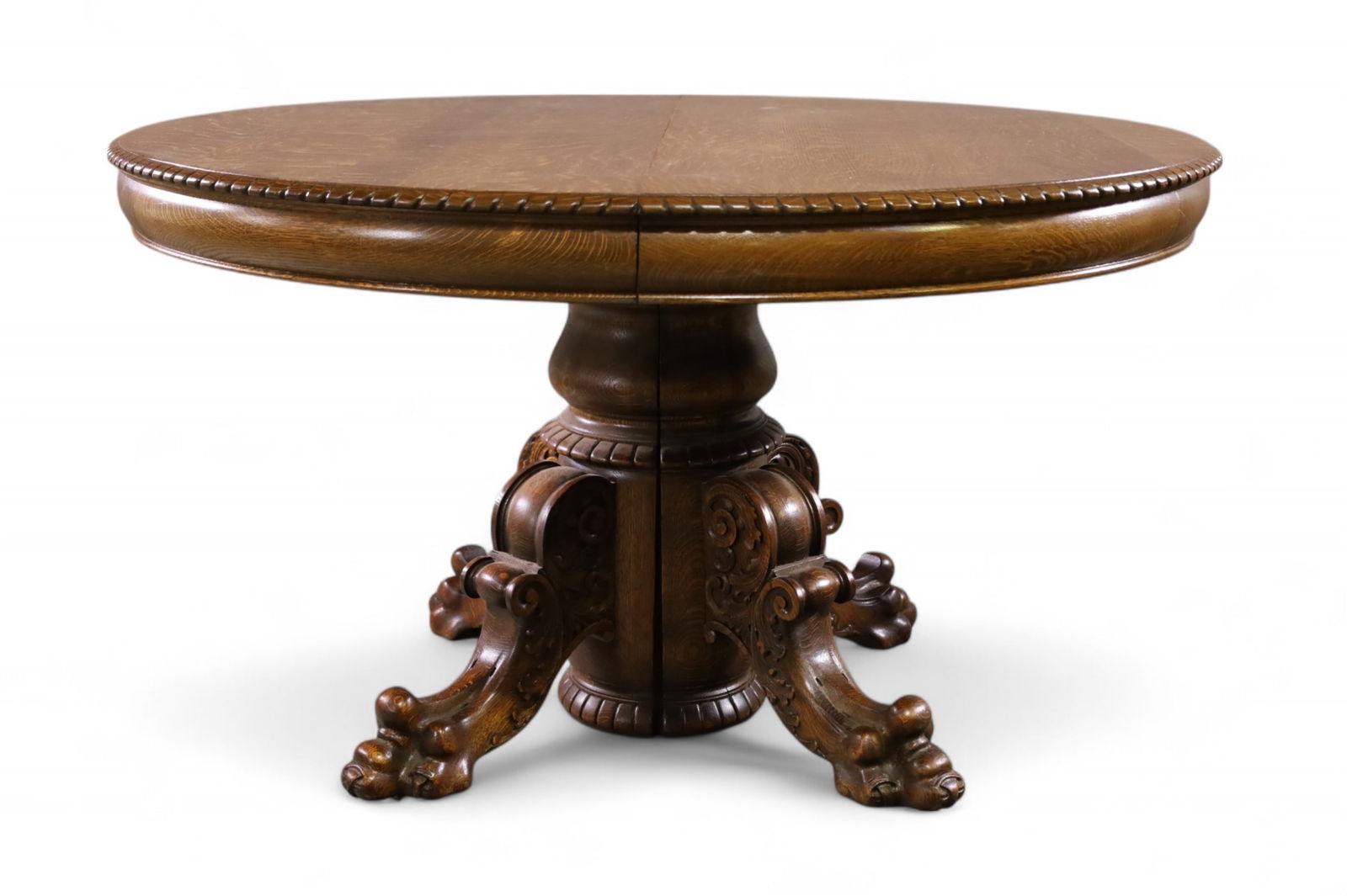 AMERICAN OAK DINING TABLE (1 of 3)
