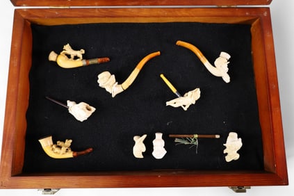 COLLECTION OF MEERSCHAUM PIPES