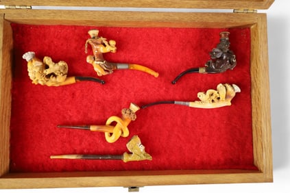COLLECTION OF MEERSCHAUM PIPES