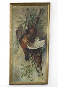 VICTORIAN PHEASANT PAINTING