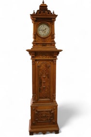 LENZKIRCH BRACKET CLOCK ON STAND